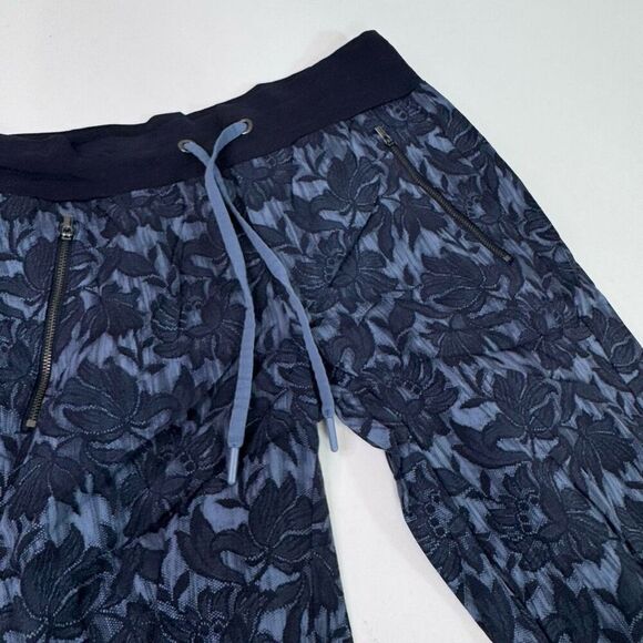 Athleta Pants Womens 8 Trekkie North Jogger Blue Zip Pockets Pull On Drawstring - Picture 4 of 12
